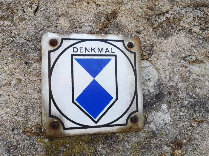 Denkmal Plakette